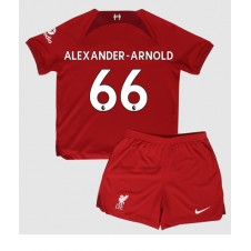 Liverpool Alexander-Arnold #66 Hemmaställ Barn 2022-23 Korta ärmar (+ Korta byxor)